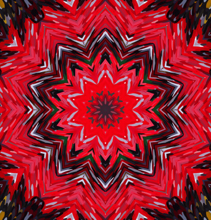 Abstract kaleidoscope background. Multicolor kaleidoscope texture.の写真素材