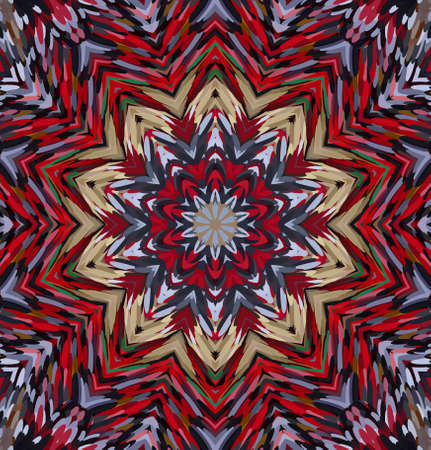 Abstract kaleidoscope background. Multicolor kaleidoscope texture.の写真素材