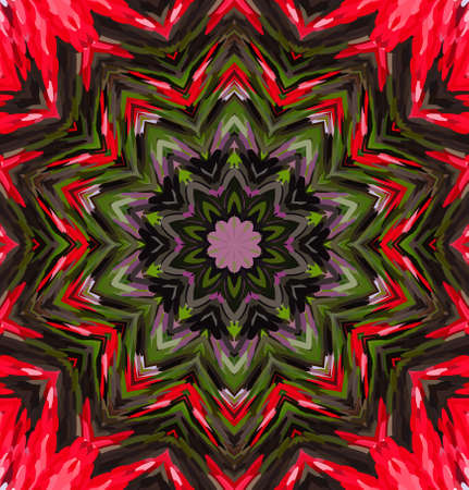 Abstract kaleidoscope background. Multicolor kaleidoscope texture.の写真素材