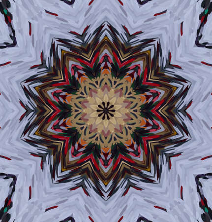 Abstract kaleidoscope background. Multicolor kaleidoscope texture.の写真素材