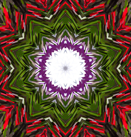 Abstract kaleidoscope background. Multicolor kaleidoscope texture.の写真素材