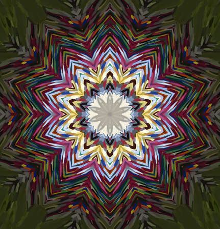 Abstract kaleidoscope background. Multicolor kaleidoscope texture.の写真素材