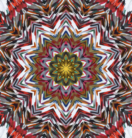 Abstract kaleidoscope background. Multicolor kaleidoscope texture.の写真素材