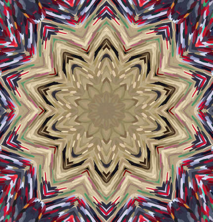 Abstract kaleidoscope background. Multicolor kaleidoscope texture.の写真素材
