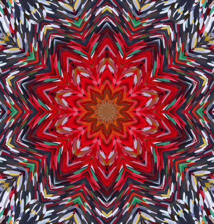 Abstract kaleidoscope background. Multicolor kaleidoscope texture.の写真素材