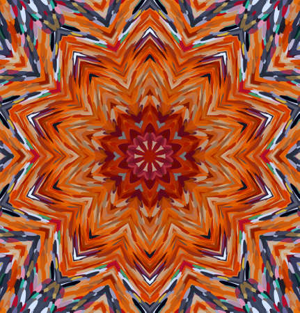 Abstract kaleidoscope background. Multicolor kaleidoscope texture.の写真素材