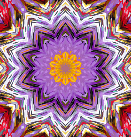 Abstract kaleidoscope background. Multicolor kaleidoscope texture.の写真素材