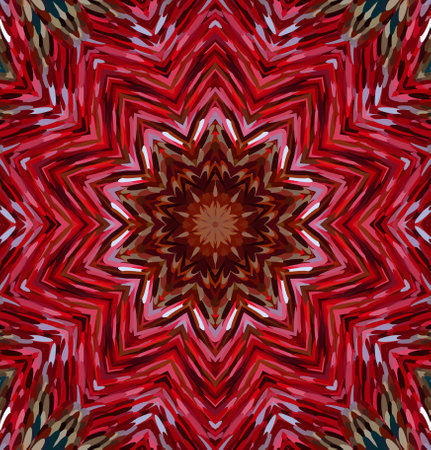 Abstract kaleidoscope background. Multicolor kaleidoscope texture.の写真素材