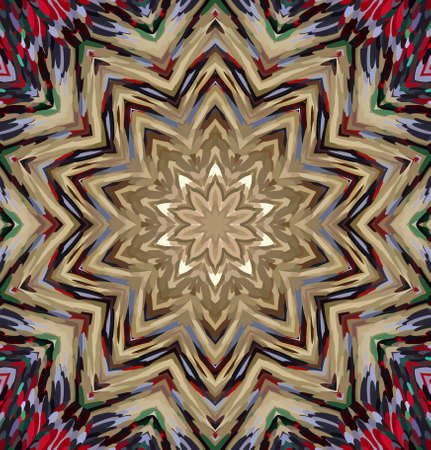 Abstract kaleidoscope background. Multicolor kaleidoscope texture.の写真素材