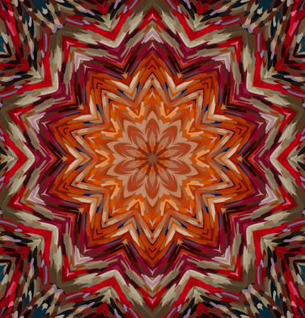 Abstract kaleidoscope background. Multicolor kaleidoscope texture.の写真素材