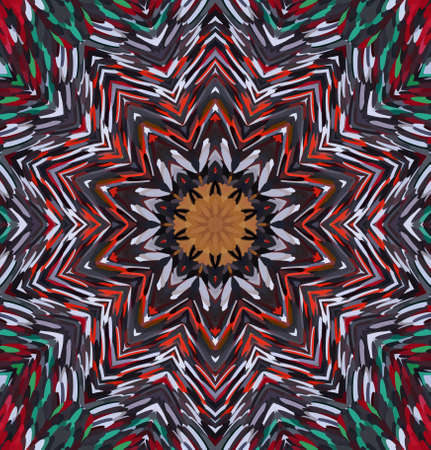 Abstract kaleidoscope background. Multicolor kaleidoscope texture.の写真素材