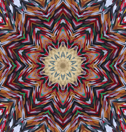 Abstract kaleidoscope background. Multicolor kaleidoscope texture.の写真素材