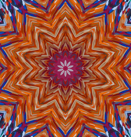 Abstract kaleidoscope background. Multicolor kaleidoscope texture.の写真素材