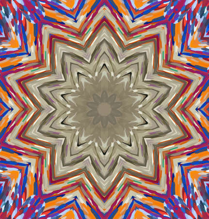 Abstract kaleidoscope background. Multicolor kaleidoscope texture.の写真素材
