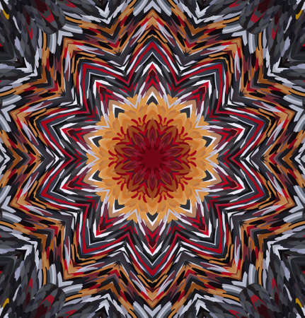 Abstract kaleidoscope background. Multicolor kaleidoscope texture.の写真素材