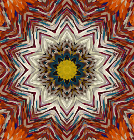 Abstract kaleidoscope background. Multicolor kaleidoscope texture.の写真素材