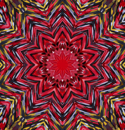 Abstract kaleidoscope background. Multicolor kaleidoscope texture.の写真素材