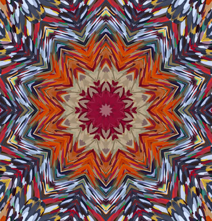 Abstract kaleidoscope background. Multicolor kaleidoscope texture.の写真素材