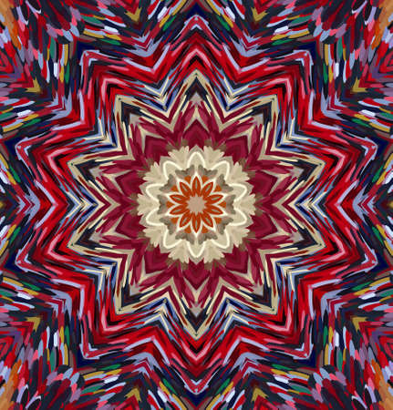 Abstract kaleidoscope background. Multicolor kaleidoscope texture.の写真素材