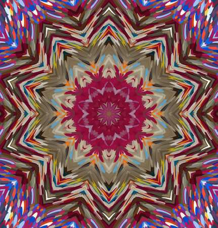 Abstract kaleidoscope background. Multicolor kaleidoscope texture.の写真素材