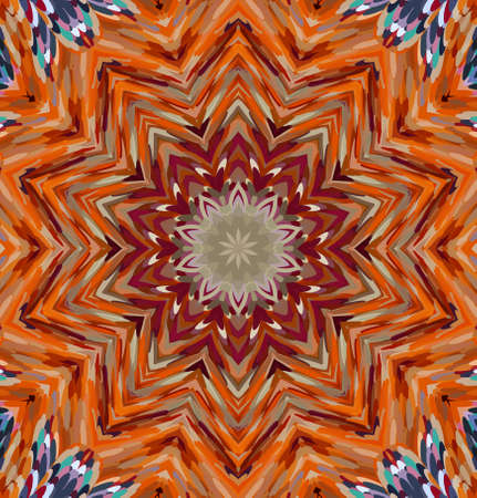Abstract kaleidoscope background. Multicolor kaleidoscope texture.の写真素材
