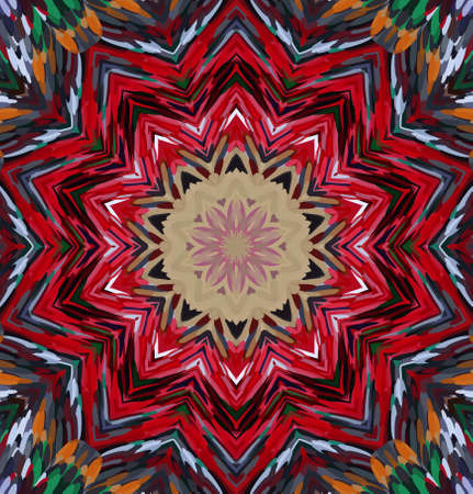 Abstract kaleidoscope background. Multicolor kaleidoscope texture.の写真素材