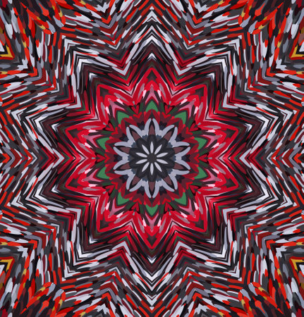 Abstract kaleidoscope background. Multicolor kaleidoscope texture.の写真素材