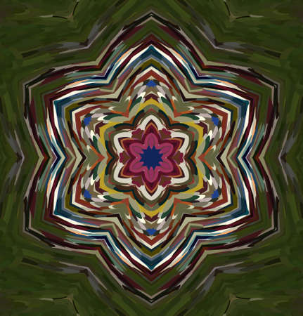 Abstract kaleidoscope background. Multicolor kaleidoscope texture.の写真素材