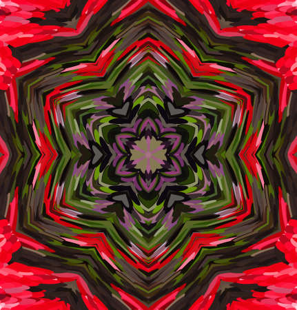 Abstract kaleidoscope background. Multicolor kaleidoscope texture.の写真素材