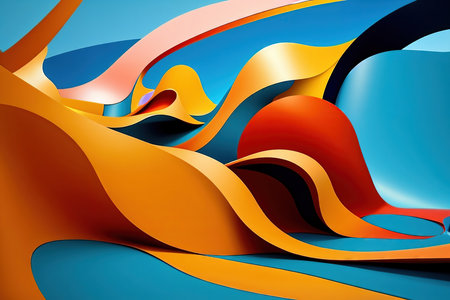 Modern abstract surrealist background.の素材