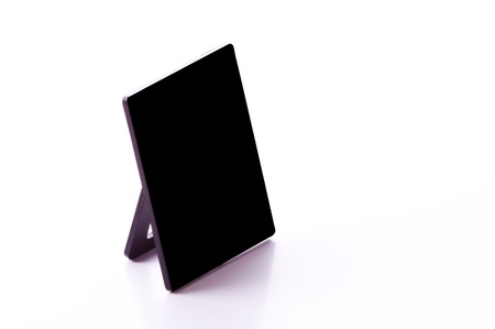 Old photo frame on a light backgroundの写真素材