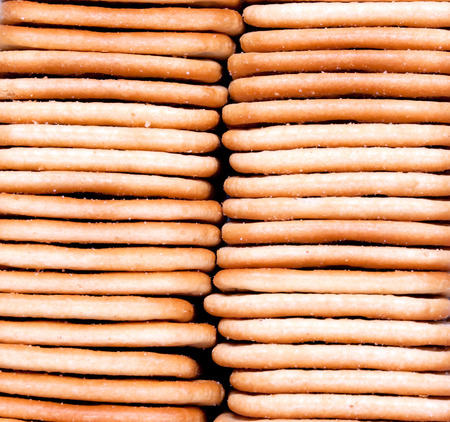 fresh homemade cookies stacked. close up. backgroundの写真素材