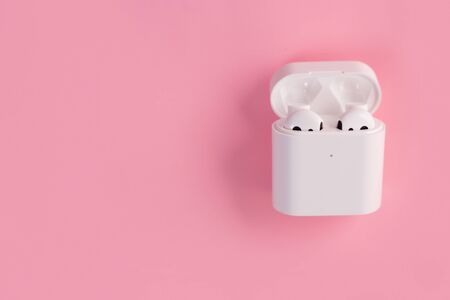 Earphone boxの写真素材