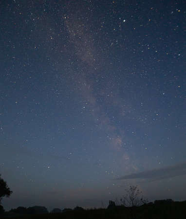 starry night sky on a warm summer night