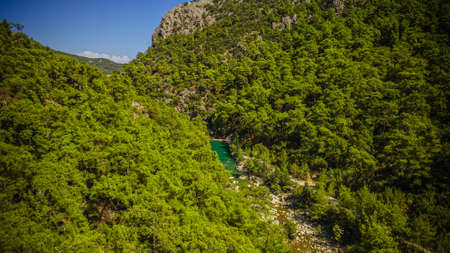 turkish resort of goynuk canyon. High quality photoの写真素材