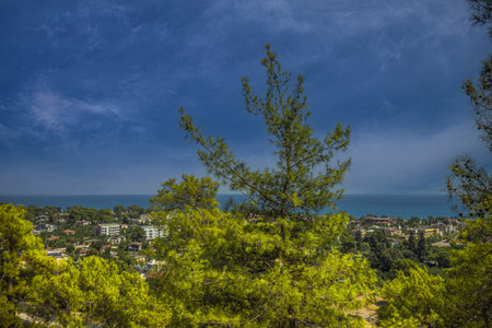 Beldibi resort village in Turkey.の写真素材