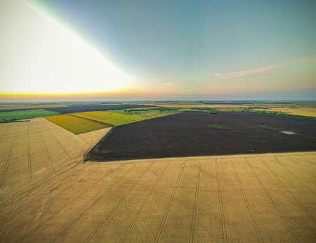 aerial photography of rural nature.