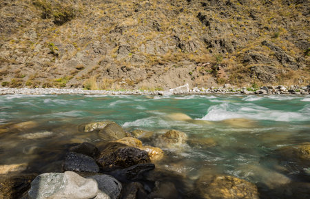 mountain river in the Republic of North Ossetia-Alania.