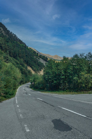 mountains in the Republic of North Ossetia-Alania.の写真素材