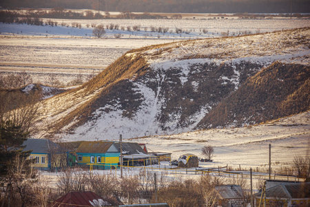 the long-awaited spring in the countryside.の写真素材