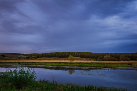a river in remote wild places.の写真素材