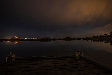 the Pregolya river on the outskirts of Konigsberg.の写真素材