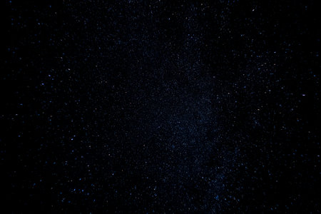 stars in the dark sky.の写真素材