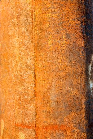Red Metal rusty texture background rust steel with red orange paint. Industrial metal texture. Grunge rusted metal texture, rust background.の写真素材