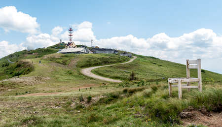 Kopaonik, Serbia - July 16 2020: Pancic's peak in the springのeditorial素材
