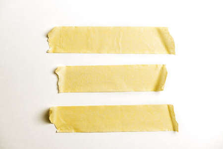 Close up of an adhesive tape on white backgroundの写真素材