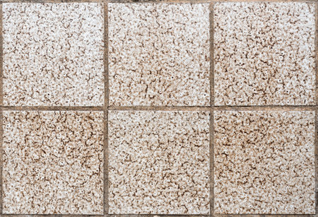 Ceramic tile floor or wall texture image. Tileable photo of ceramic square tilesの写真素材