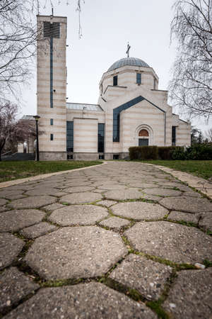 Church of the Holy Emperor Constantine and Empress Helen in Nis, Serbiaの写真素材