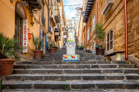 Noto, Sicily, Italy - May 20, 2023: The Flower Festival of Noto in Sicilyのeditorial素材