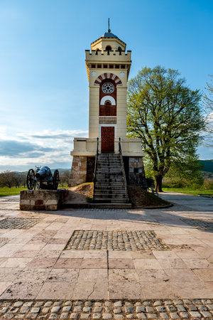Memorial park Cegar on a Cegar hill near Nis city in Serbiaの写真素材